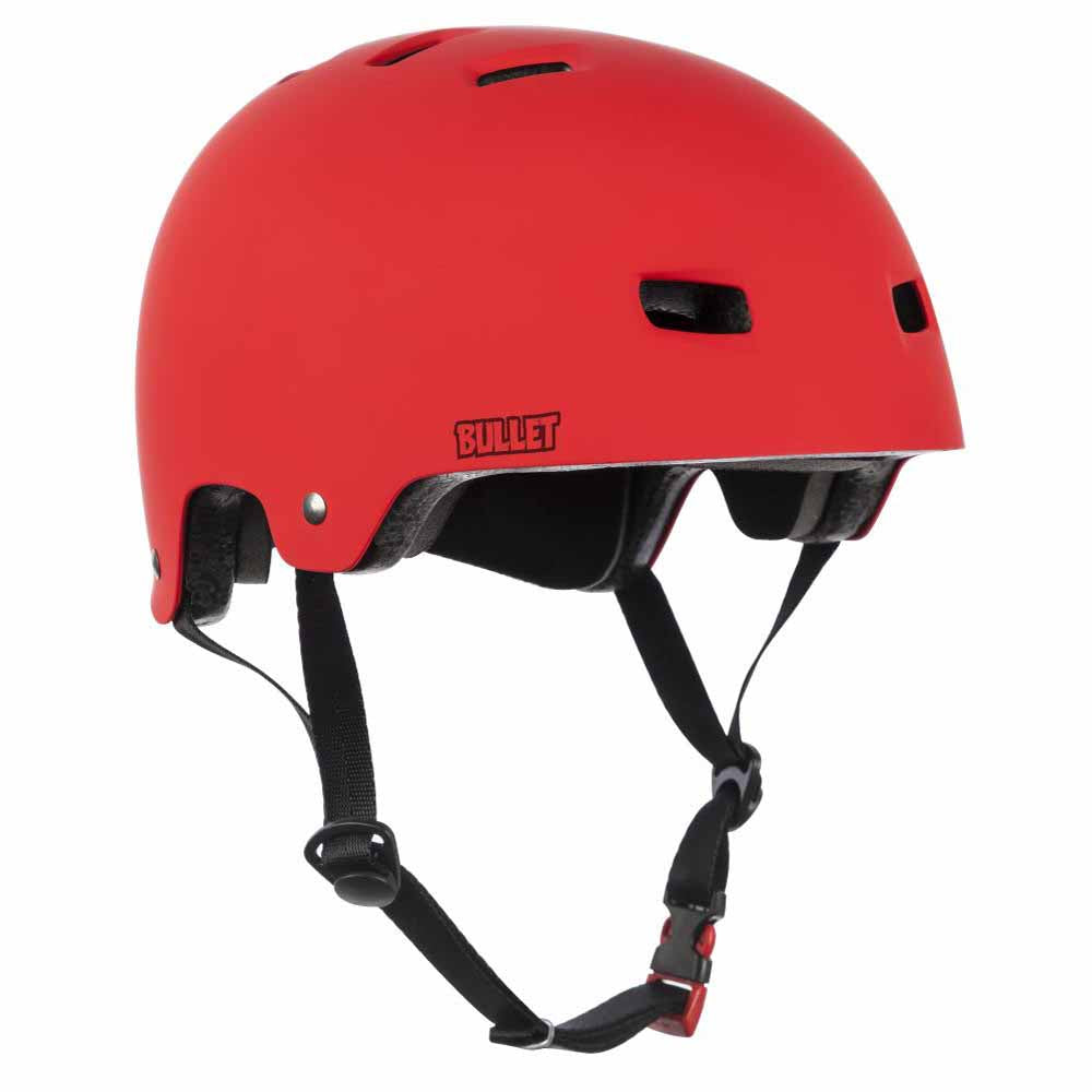 Bullet Deluxe Helmet T35 Adult 54-57cm Matt Red Adult Small Medium
