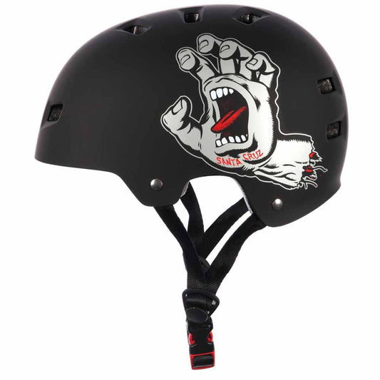 Bullet x Santa Cruz Helmet Screaming Hand 58-61cm Matt Black Adult Large Xlarge