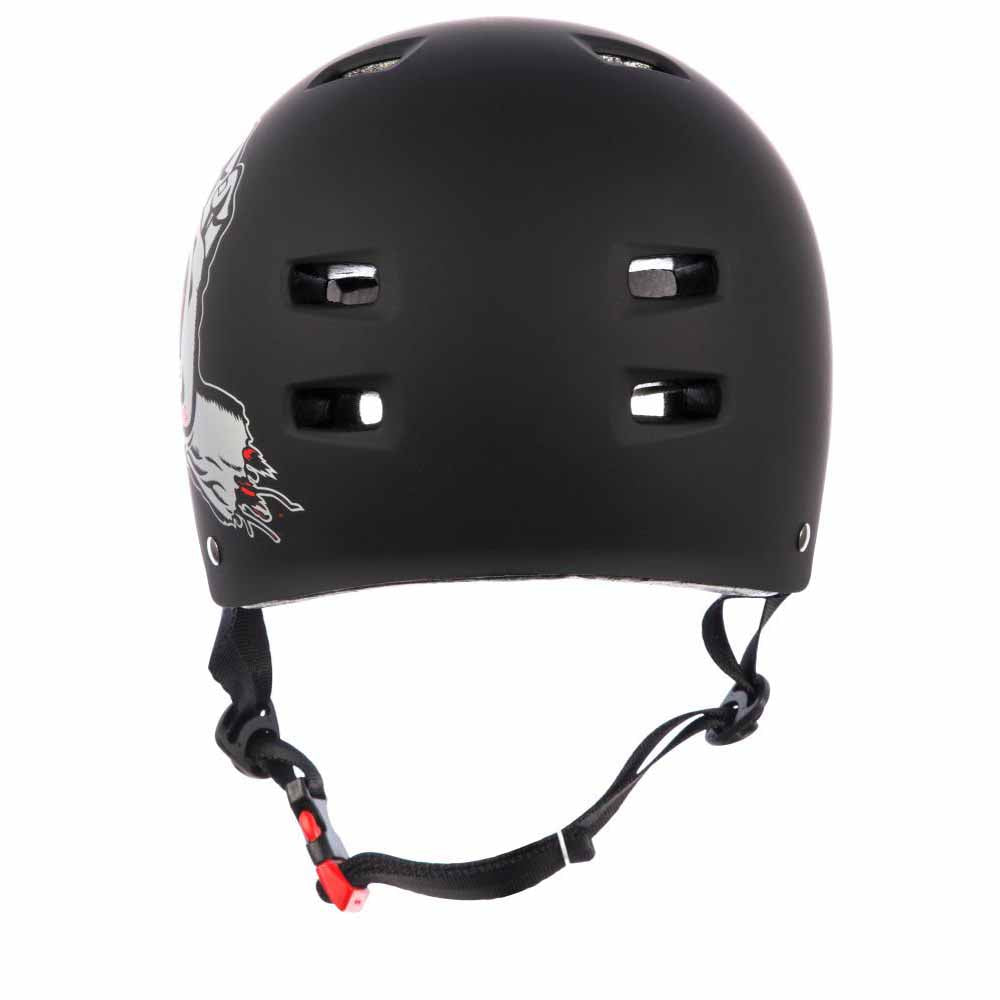 Bullet x Santa Cruz Helmet Screaming Hand 54-57cm Matt Black Adult Small Medium