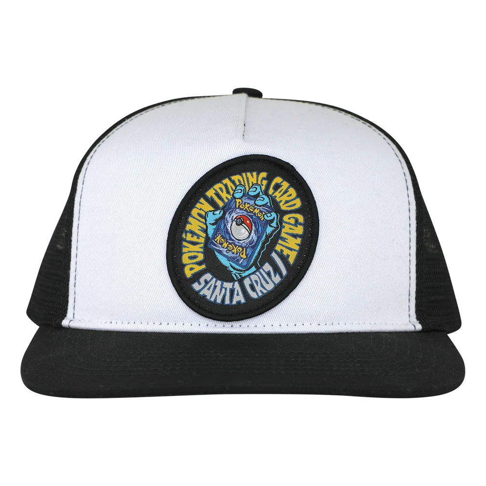 Santa Cruz X Pokemon TCG Hand Cap White Black One Size YOUTH