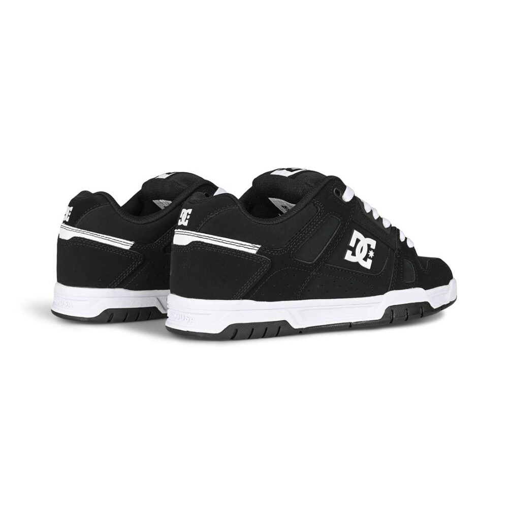 DC Shoe Co Stag Skate Shoes Black Black White
