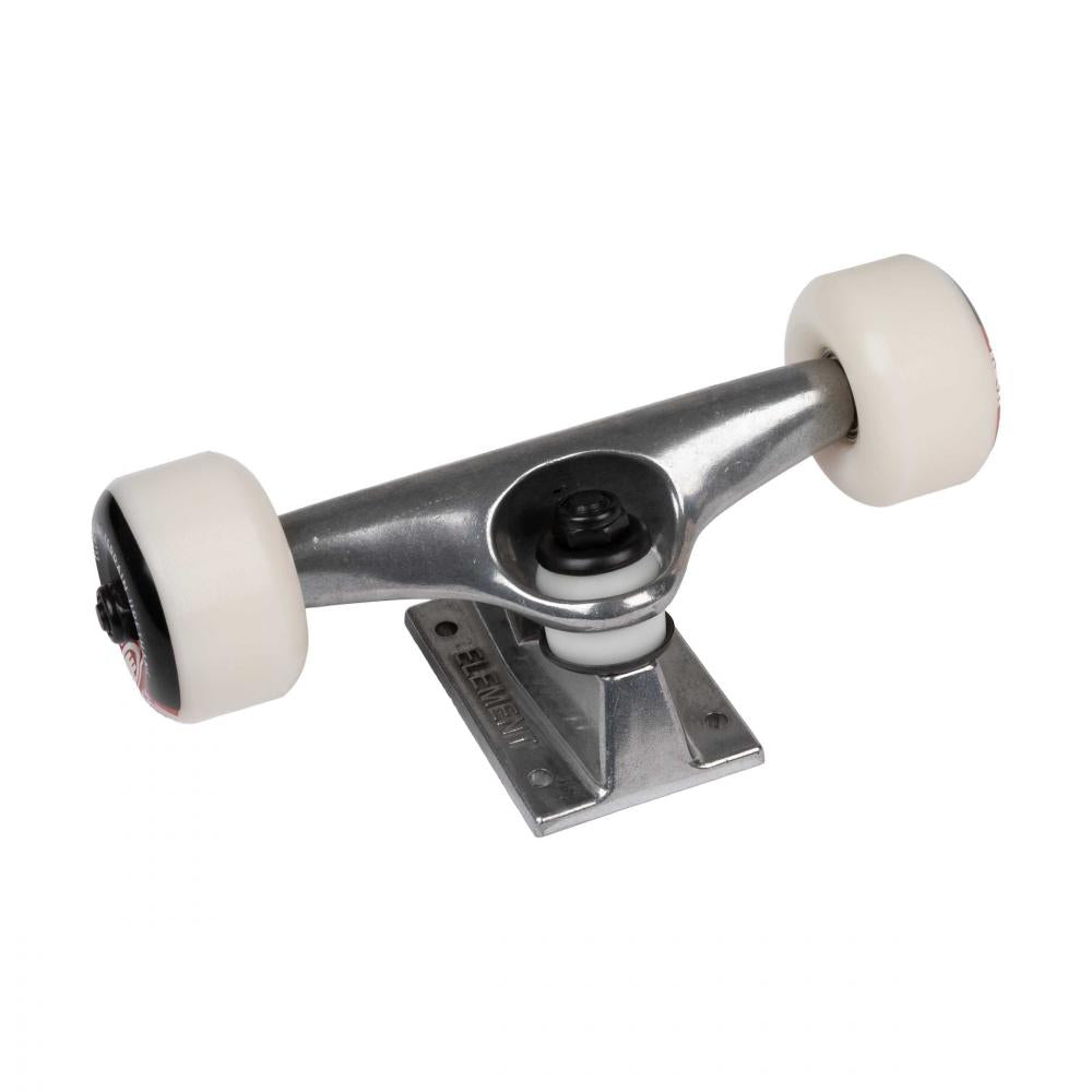 Element Skateboard Component Set Silver 5.5" Wheels Trucks Bearings Bolts