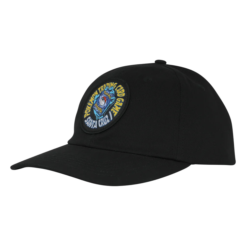 Santa Cruz X Pokemon TCG Hand Cap Black One Size Adult