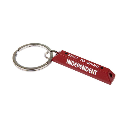 Independent Skateboard Trucks Red Curb Keychain Red One Size Adult