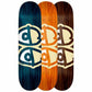 Krooked Team Eyes Assorted Woodstains Complete Skateboard Black Yellow print assort woodstain 8.06"