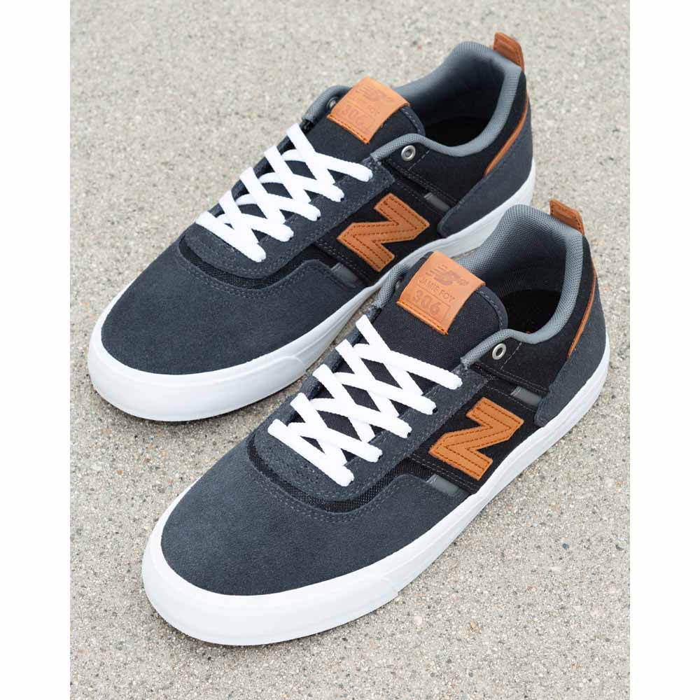 New Balance Numeric 306 Jamie Foy Phantom Brown Suede Skate Shoe