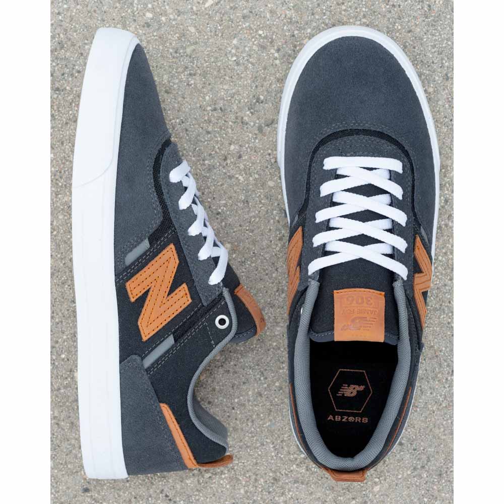 New Balance Numeric 306 Jamie Foy Phantom Brown Suede Skate Shoe