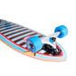 Santa Cruzer Factory Complete Cruiser Skateboard Decoder Wave Pintail Multi 33"