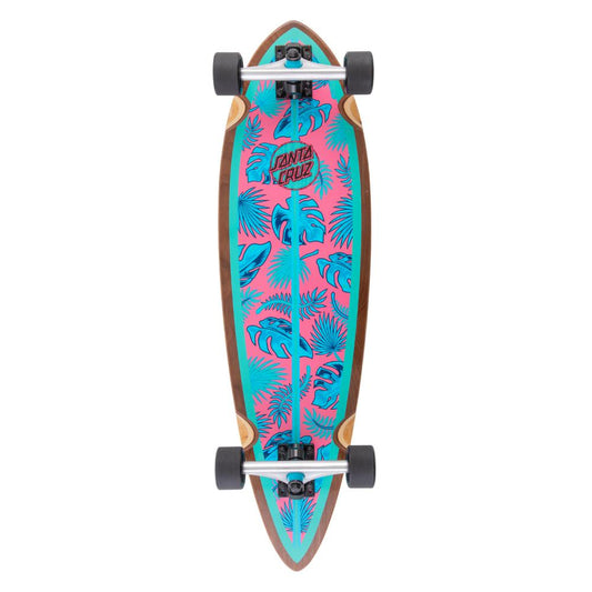 Santa Cruzer Factory Complete Skateboard Cabana Dot Pintail Multi 9.2" x 33"