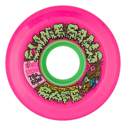 Slime Balls Skateboard Wheels OG Slime 78a Cafe Pink 60mm