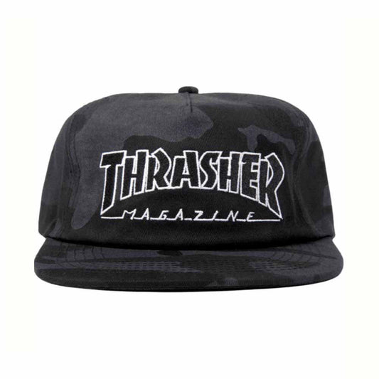 Thrasher Cap Outlined Snapback Camo One Size