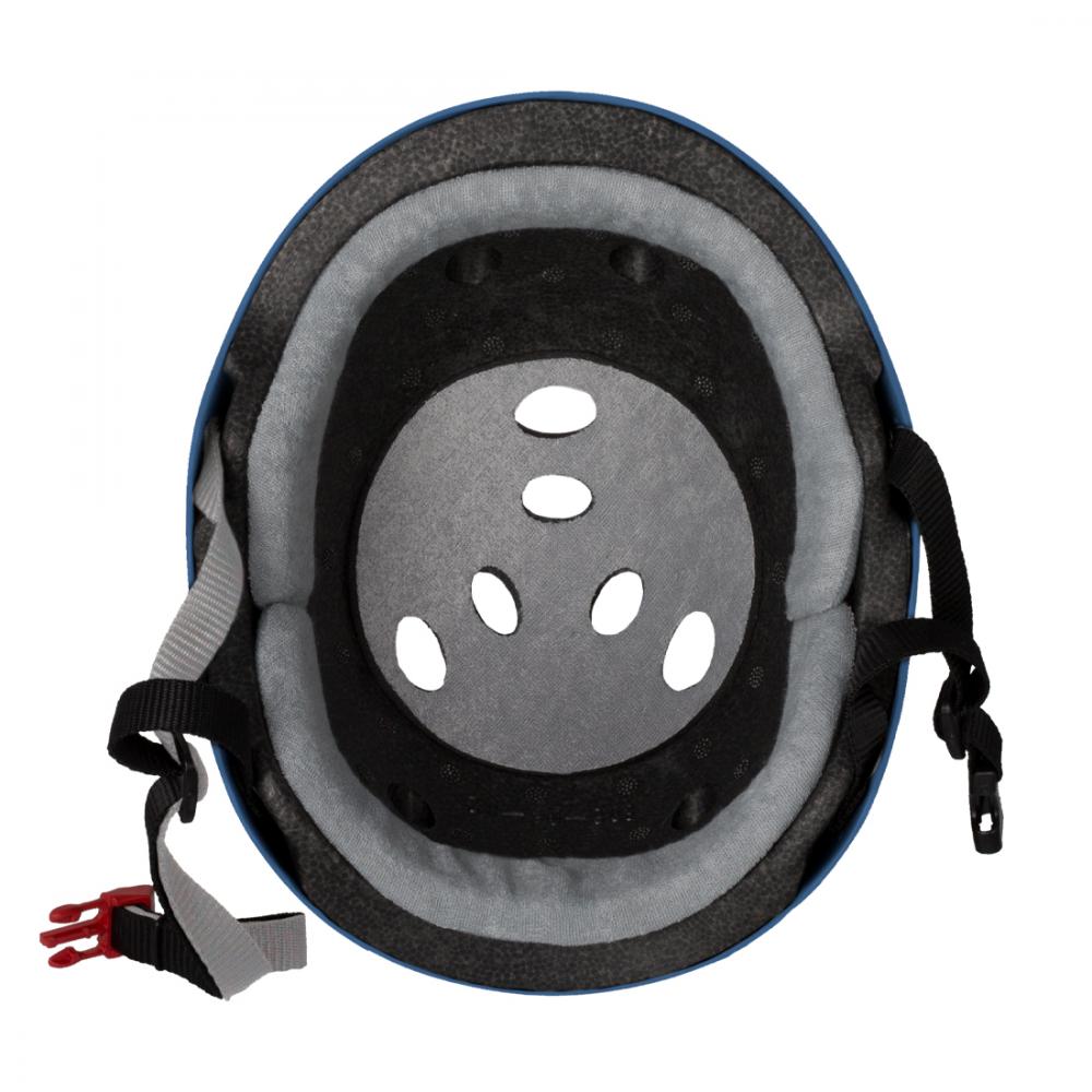 Triple 8 Certified Sweatsaver Skateboard Helmet Rubber Navy