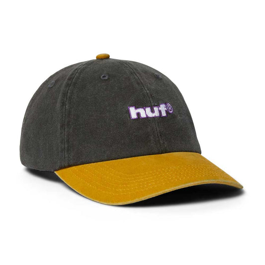 Huf Two Tone 89 Washed 6 Panel Cap Black