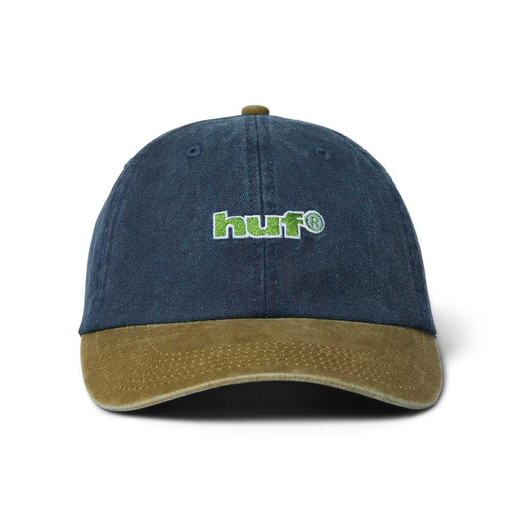Huf Two Tone 89 Washed 6 Panel Cap Navy