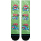 Stance Socks X Pokémon Venusaur AOP Crew Green UK 7-11