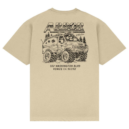 Arbor Skateboards Vannin' T-Shirt Sand