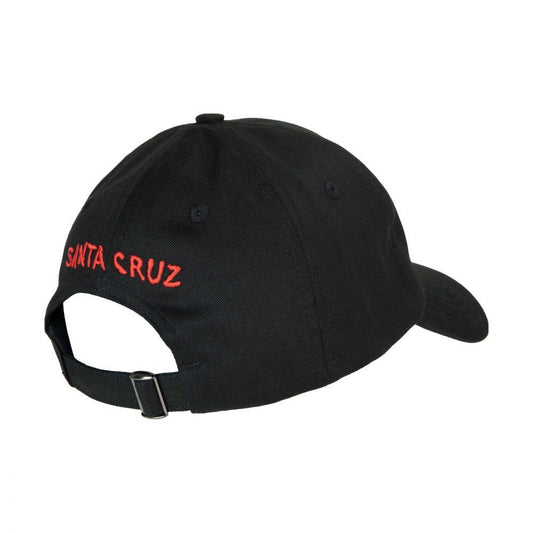 Santa Cruz Cap Screaming Mini Flame Cap	Black