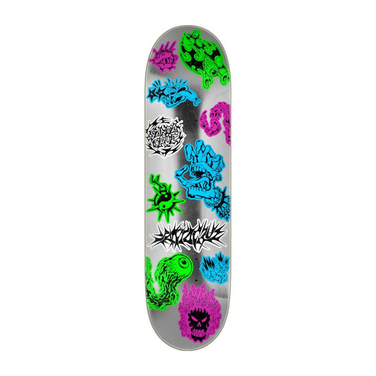 Santa Cruz Team Skatebord Deck Scribble Flash FeelBase Multi 8"