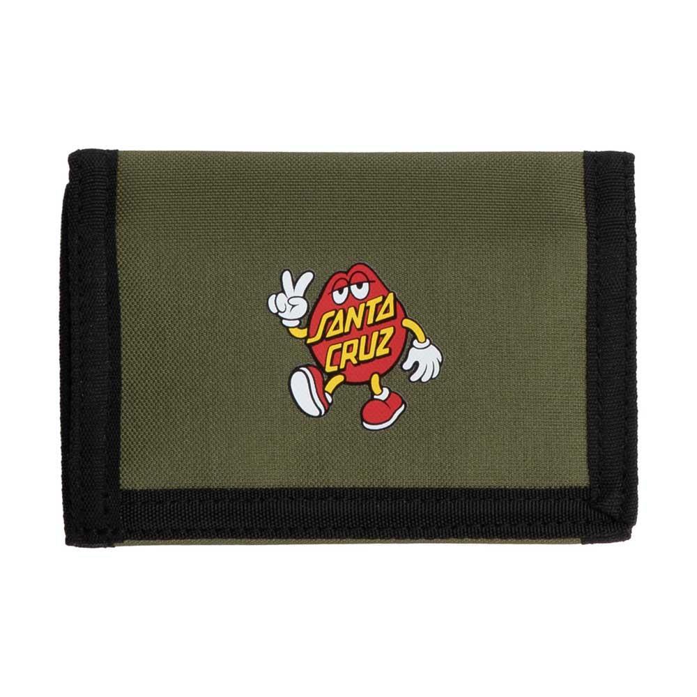 Santa Cruz Dot Guy Wallet Deep Olive