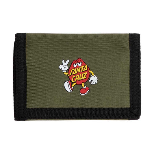 Santa Cruz Dot Guy Wallet Deep Olive