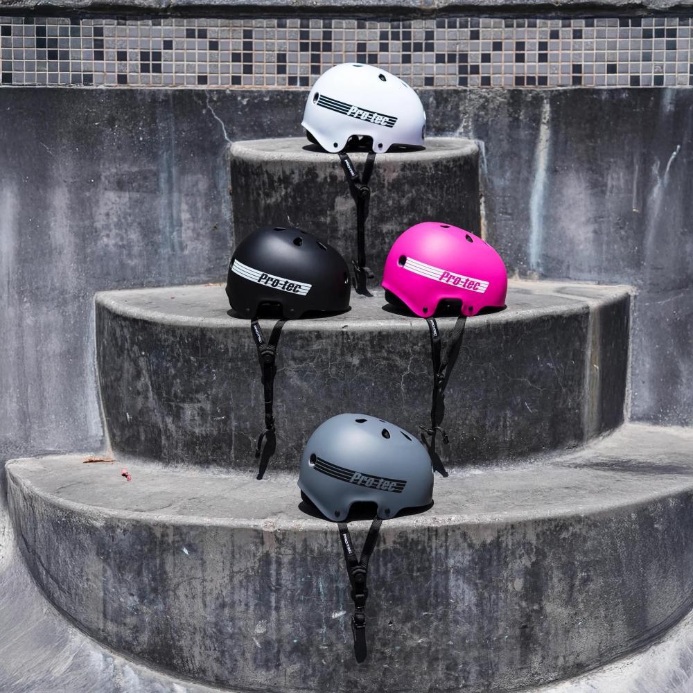 Pro-Tec Helmet Old School Low Pro Asia Matte Grey