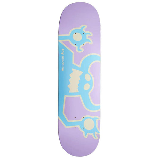 Toy Machine Original Monster Pink Blue Skateboard Deck 8.5"