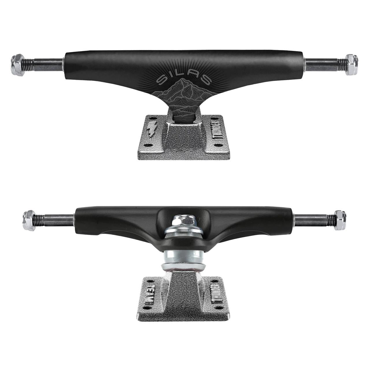 Thunder 149 Skateboard Trucks Silas Rise Pro Edition Black/Silver 149mm