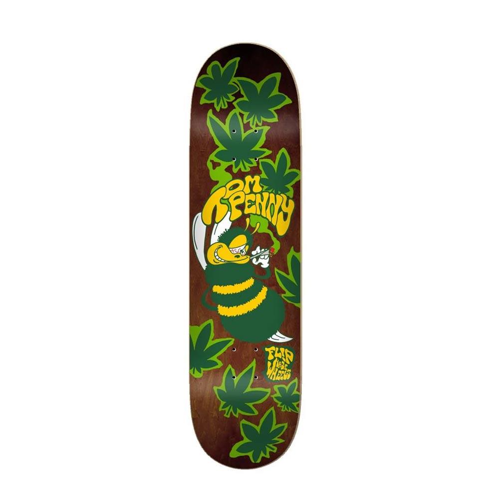 Flip High In A Haze Green Skateboard Deck 8.25"