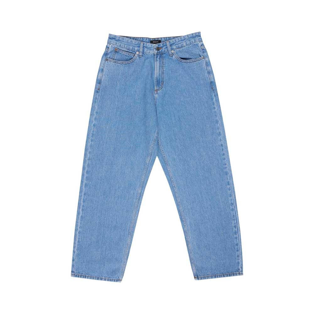 RVCA Skate Denim 5 Pocket Jeans Bleach Wash
