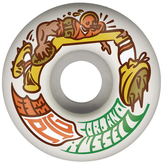 Pig Wheels Cordano Russell 'Football' Skateboard Wheels 53mm 99A