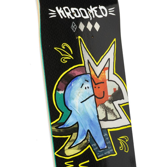 Krooked Gonz Sig  Skateboard Deck Black 8.5"