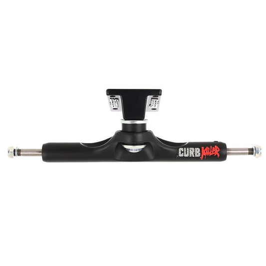 Slappy ST1 CurbKiller II Hollow Inverted KP Skateboard Trucks Matte Black 9"