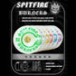 Spitfire Burner Bighead Skateboard Wheels Green 51mm 99a