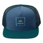 RVCA  VA All The Way Trucker Cap Blue Lead