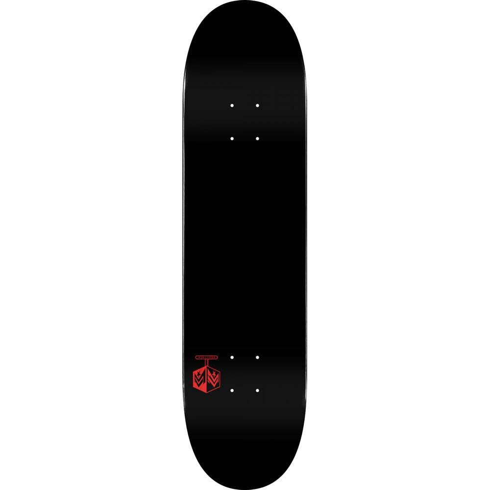Mini Logo Skateboard Deck Cheveron Detonator Birch Solid Black 7.75"