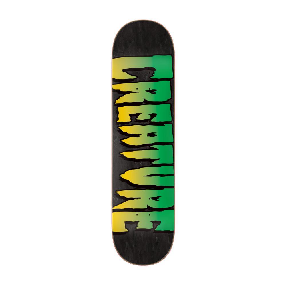 Creature Team Skateboard Deck Logo Stumps Assorted Black Yellow Green 9"