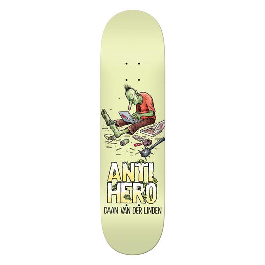 Antihero Skateboard Deck Daan Trolls Green 8.5"