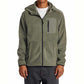 RVCA Block Hooded Zip Fleece Green Sage Leaf