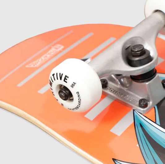 Primitive x Dragonball Z Rodriguez Goku SSG Factory Complete Skateboard Orange 8.25"
