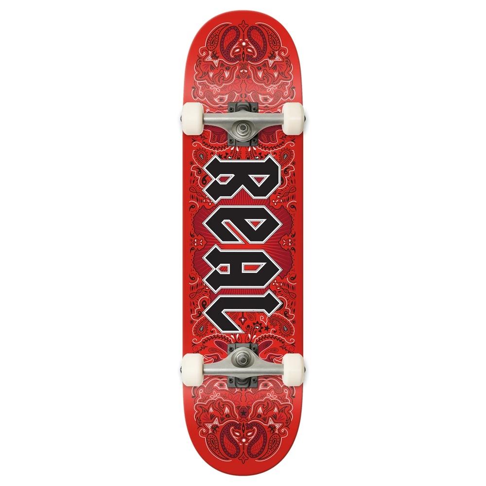 Real Bandana Factory Complete Skateboard Red 7.75"