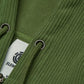 Element Lowcase Corduroy Zip Hooded Sweatshirt Bronze Green