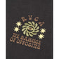 RVCA Iris Pullover Hooded Sweatshirt Washed Black