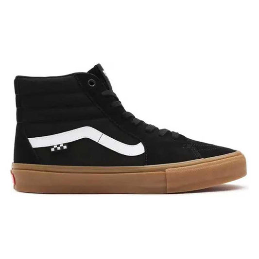 Vans Skate Sk8-Hi Black Gum Skate Shoes