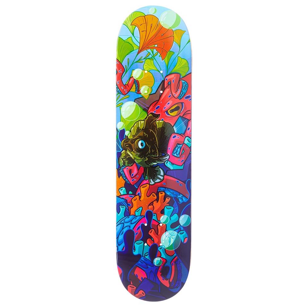 Enuff Designer Skateboard Deck Lost at Sea Goldfish 8"