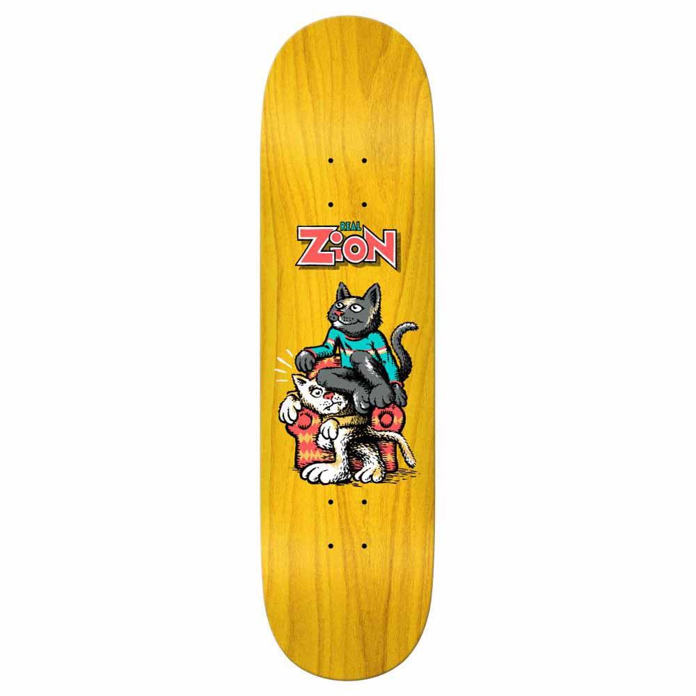 Real Pro Skateboard Deck Zion Comix Yellow 8.06"