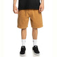 DC Shoe Co Worker Baggy Denim Shorts Chipmunk Overdye Orange