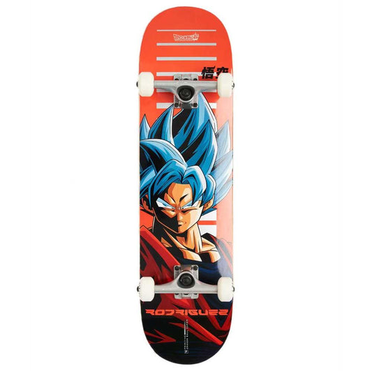 Primitive x Dragonball Z Rodriguez Goku SSG Factory Complete Skateboard Orange 8.25"