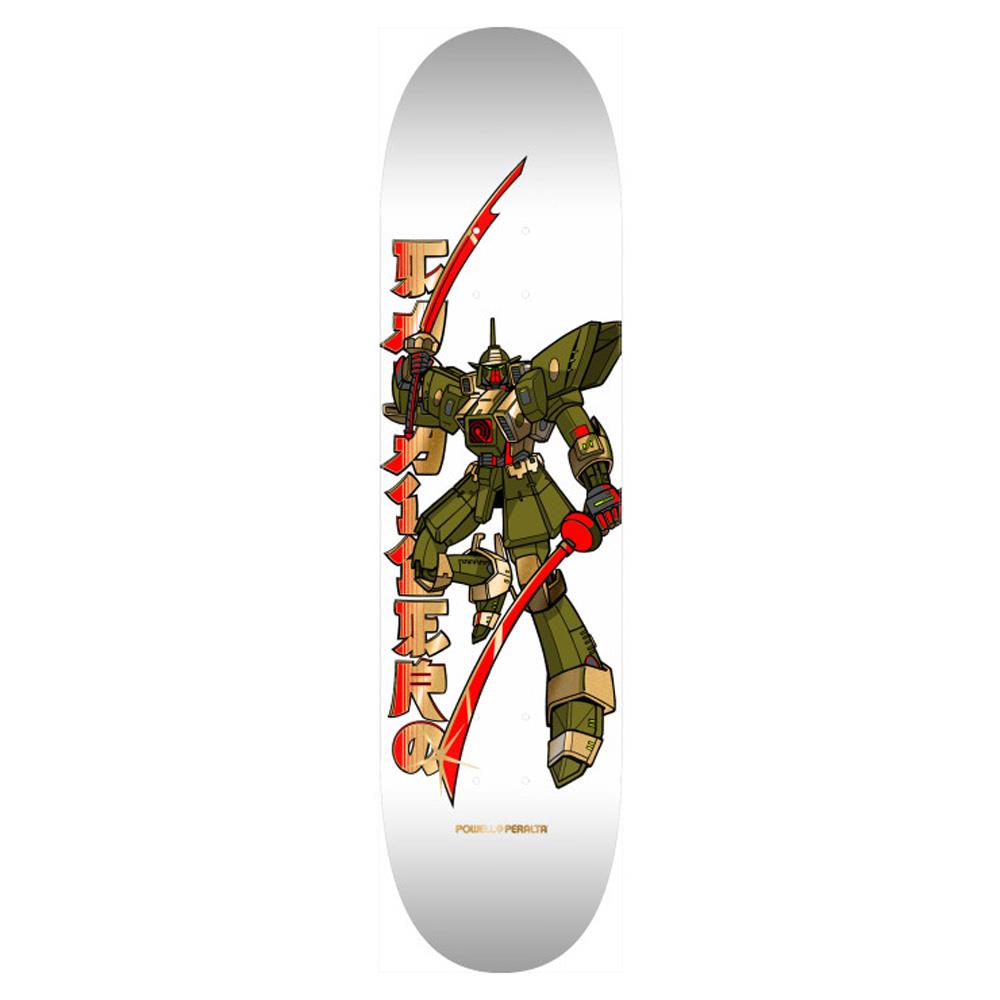 Powell Peralta Steve Caballero Gundam White Skateboard Deck 8.25"
