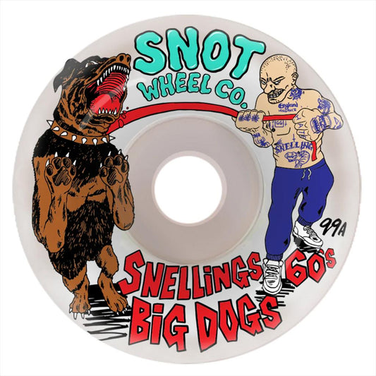 Snot Snellings Big Dawgs Skateboard Wheels 99a Conical 60mm