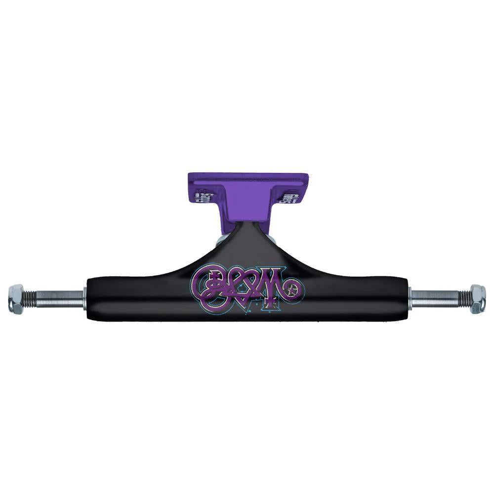 Slappy ST1 Skateboard Trucks Hollow Bam Black Purple 9"